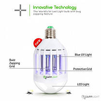Світлодіодна лампа принада знищувач комах Zapp Light, фото 3