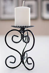 Свічник Fibona Соло Широка свічка 10х10х17 см