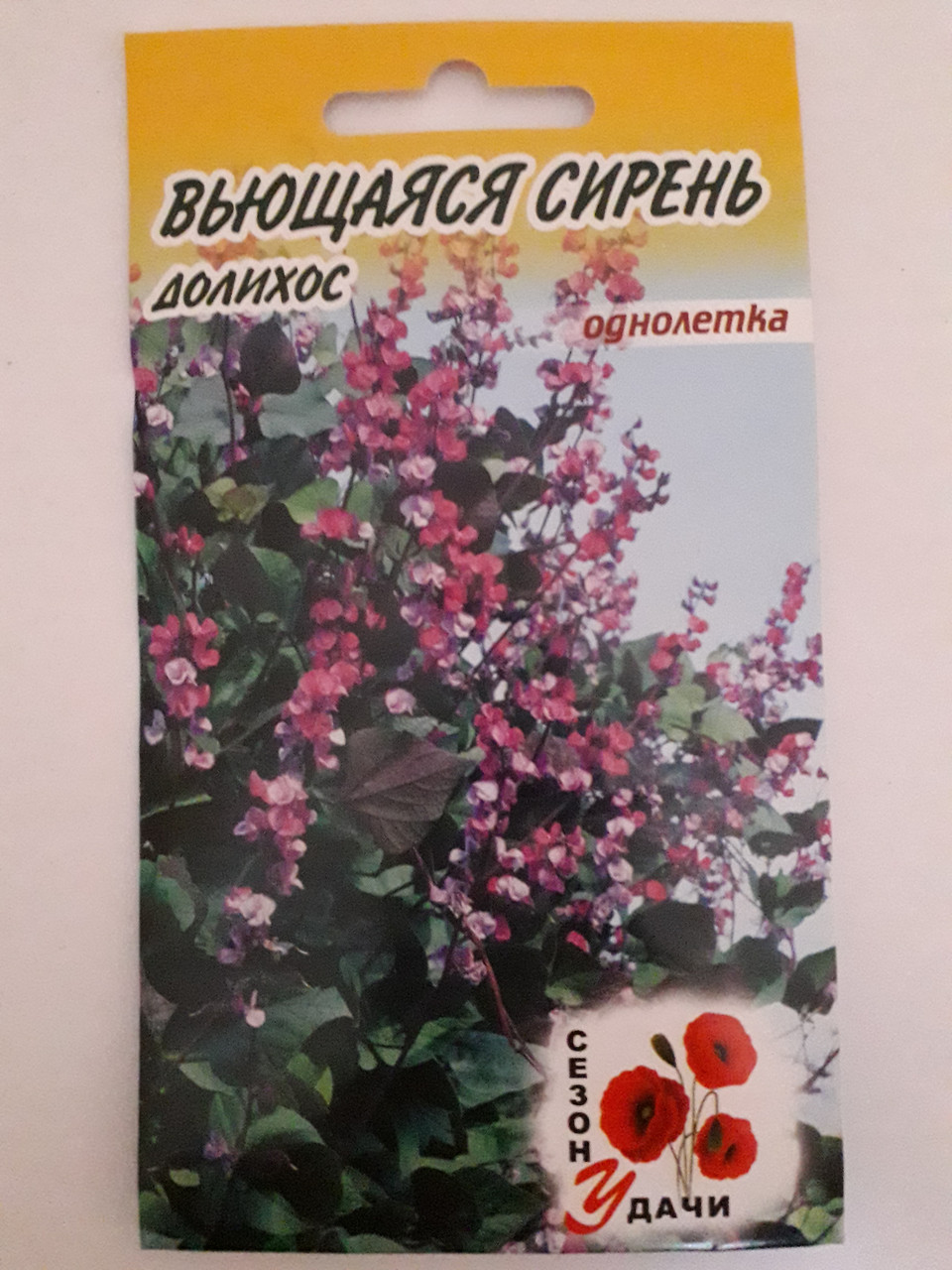 Доліхос Бузок однолітник, що в'ється, 1 г (мінімальне замовлення 25 пачок), фото 1