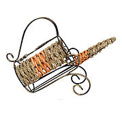 Підставка під пляшку горизонтальна метал плетіння OR-1150