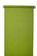 Тканевые роллеты,рулонные шторы,открытого типа готовые однотонные Бомбей 873 зеленый лайм