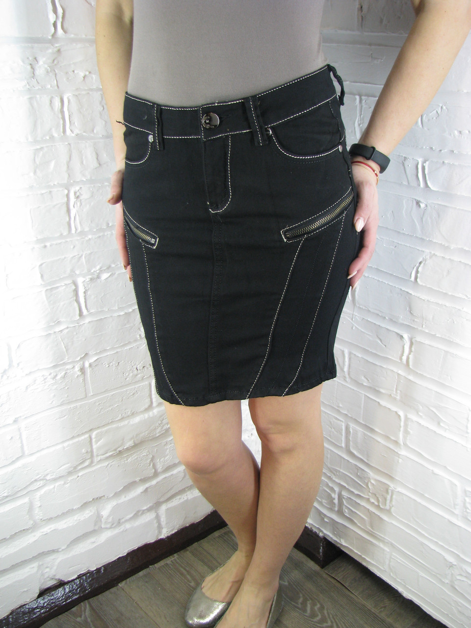 Спідниця жіноча чорна 1276