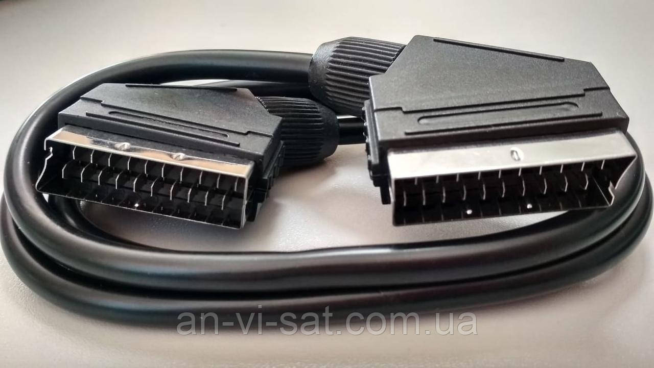 Шнур Scart - Scart 1.2 м (Аудіо+Відео)