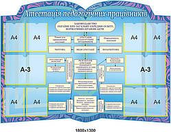 Стенд:"Атестація педагогів"