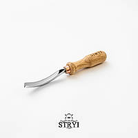 Стамеска клюкарза кутова 45°, 10мм STRYI Profi для різьби по дереву