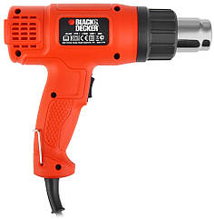 БУДІВЕЛЬНИЙ ФЕН BLACK+DECKER 1.75 КВТ 600°С KX1650-XK