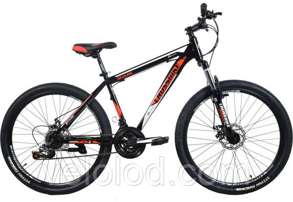Гірський велосипед CrossBike Shark 26" 2019 DD