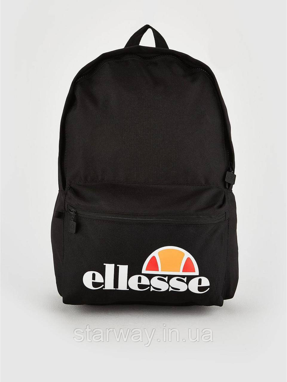 Рюкзак чорний ellesse logo  ⁇  топ