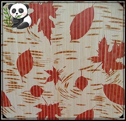Бамбукові шпалери "Осінь", 0,9 м, ширина планки 17 мм / Бамбукові шпалери