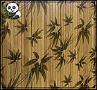 Бамбукові шпалери "Листя бамбука" коричневі, 0,9 м, ширина планки 8 мм/Бамбукові шпалері, фото 6