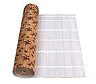 Бамбукові шпалери "Листя бамбука" коричневі, 1,5 м, ширина планки 8 мм / Бамбукові шпалери, фото 5