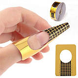 Форми для нарощування нігтів "Золото" - рулон 500 шт. ( 3,5 см.), фото 3