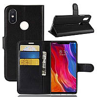 Чехол-книжка Litchie Wallet для Xiaomi Mi 8 SE Черный