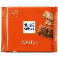 Шоколад Ritter Waffel с вафлей 100 г. Германия