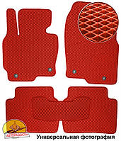 Коврики EVA в салон Mitsubishi Colt 2003-2010 красные