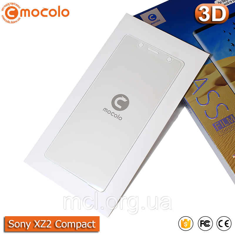 Захисне скло Mocolo Sony Xperia XZ2 Compact 3D (Clear)