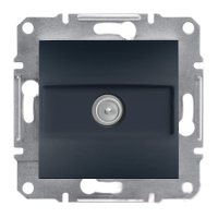 Розетка SAT кінцева 1dB Антрацит Schneider Asfora plus (EPH3700171)