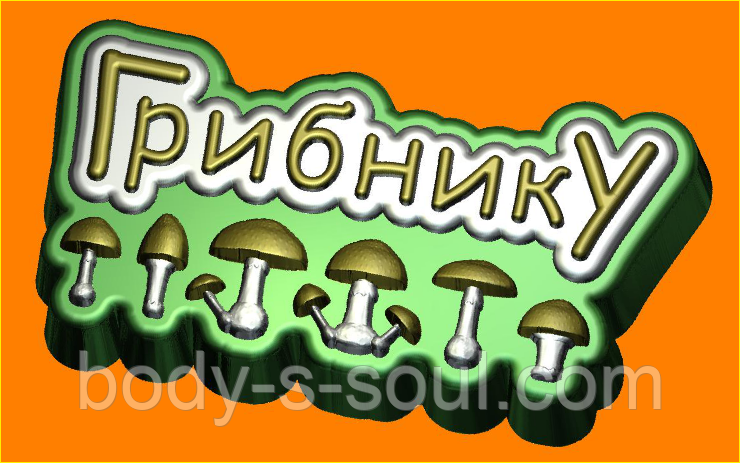Пластикова форма 539 - Грибникові