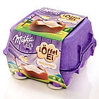 Шоколадні яєчники в лотку Milka «Löffel Ei» з молочним кремом, 144 г., фото 3