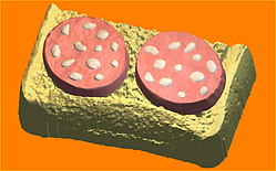Пластикова форма 527 - Бутерброд з ковбасою
