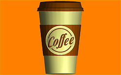 Пластикова форма для 520 - Кава з собою