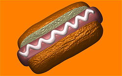 Пластикова форма 514 - Хотдоги