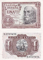Іспанія / Spain 1 Peseta 1953 UNC