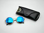 Окуляри Ray Ban Round blue, фото 4