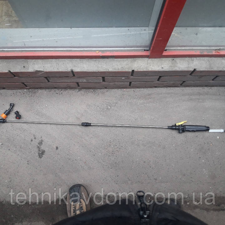 Вудка універсальна до будь-якого обприскувача з посиленим краном у комплекті 3 форсунки