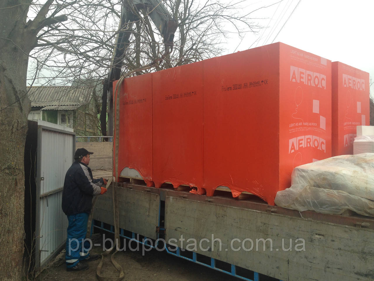 Фото навантаження газоблока Аерок, фото 1