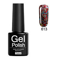 Гель-лак із блискітками, Zation, No 613