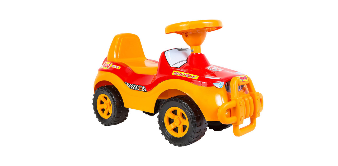 Дитяча машинка для катання Джипік червоний, ТМ Оріон, фото 1