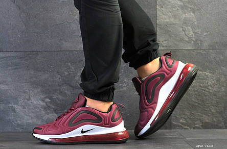 Чоловічі кросівки Nike air max 720,текстиль,бордові, фото 2