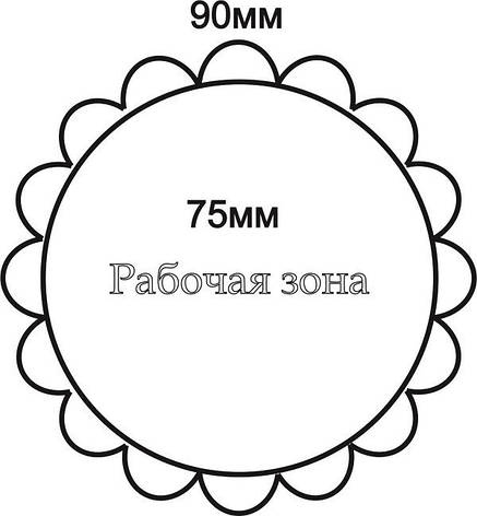 Підкладка з ручкою під торт або капкейки, діаметр 9 см, фото 3