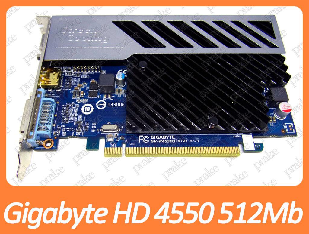 Відеокарта Gigabyte HD 4550 512Mb PCI-Ex DDR3 64bit (VGA + DVI + HDMI)