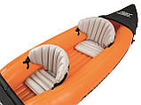 Надувна байдарка-каяк Bestway 65077 lite-rapid X2 Kayak, фото 4