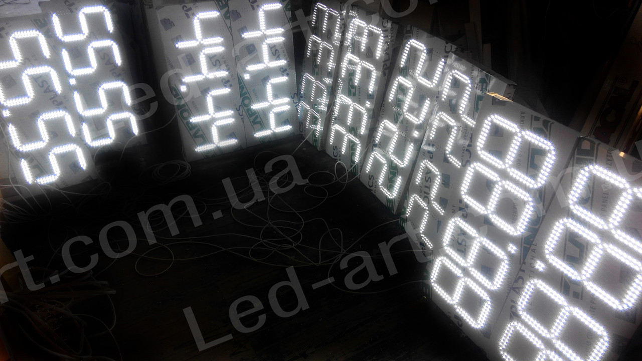 Светодиодное табло для АЗС LED-ART-Stela-250-14+, ценовой модуль для АЗС - фото 10 - id-p75702663