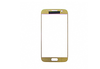 Стекло для переклейки дисплея Samsung G930F Galaxy S7 золотое