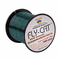 Волосінь NTEC Fly Cat Green Monofilament Carp Line 1000м, Ø0.30мм, 15.5 lb/7.1 кг