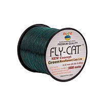 Волосінь NTEC Fly Cat Green Monofilament Carp Line 1000м, Ø0.35мм, 20.5 lb/9.4 кг
