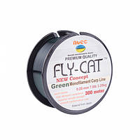 Волосінь NTEC Fly Cat Green Monofilament Carp Line 300м, Ø0.20мм, 7.0 lb/3.2 кг