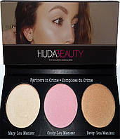 Палетка хайлайтеров Huda Beauty The Manlzers Lesmanlzers