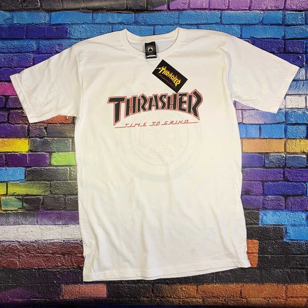 Футболка Independent x Thrasher біла