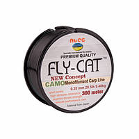 Волосінь NTEC Fly Cat Camo Monofilament Carp Line 300м, 0.35 мм, 20.5 lb-9.4 кг