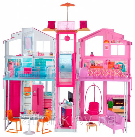 Ляльковий будиночок Mattel Barbie Міський будинок Малібу, фото 1