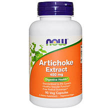 Біологічно активна добавка NOW Foods Artichoke Extract 450 mg 90 Veg Caps