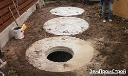 Викопати вигрібну яму з бетонних кілець КС 20-9, КС 15-9. Кільця бетонні, доставка