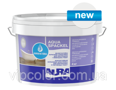Aura Luxpro Aqua Spackel 4 кг Вологостійка акрилова шпаклівка арт.4820166525614