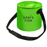 Відро риболовне SF23877 ЕВА 30х30 см, фото 2