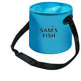 Відро риболовне SF23877 ЕВА 30х30 см, фото 3